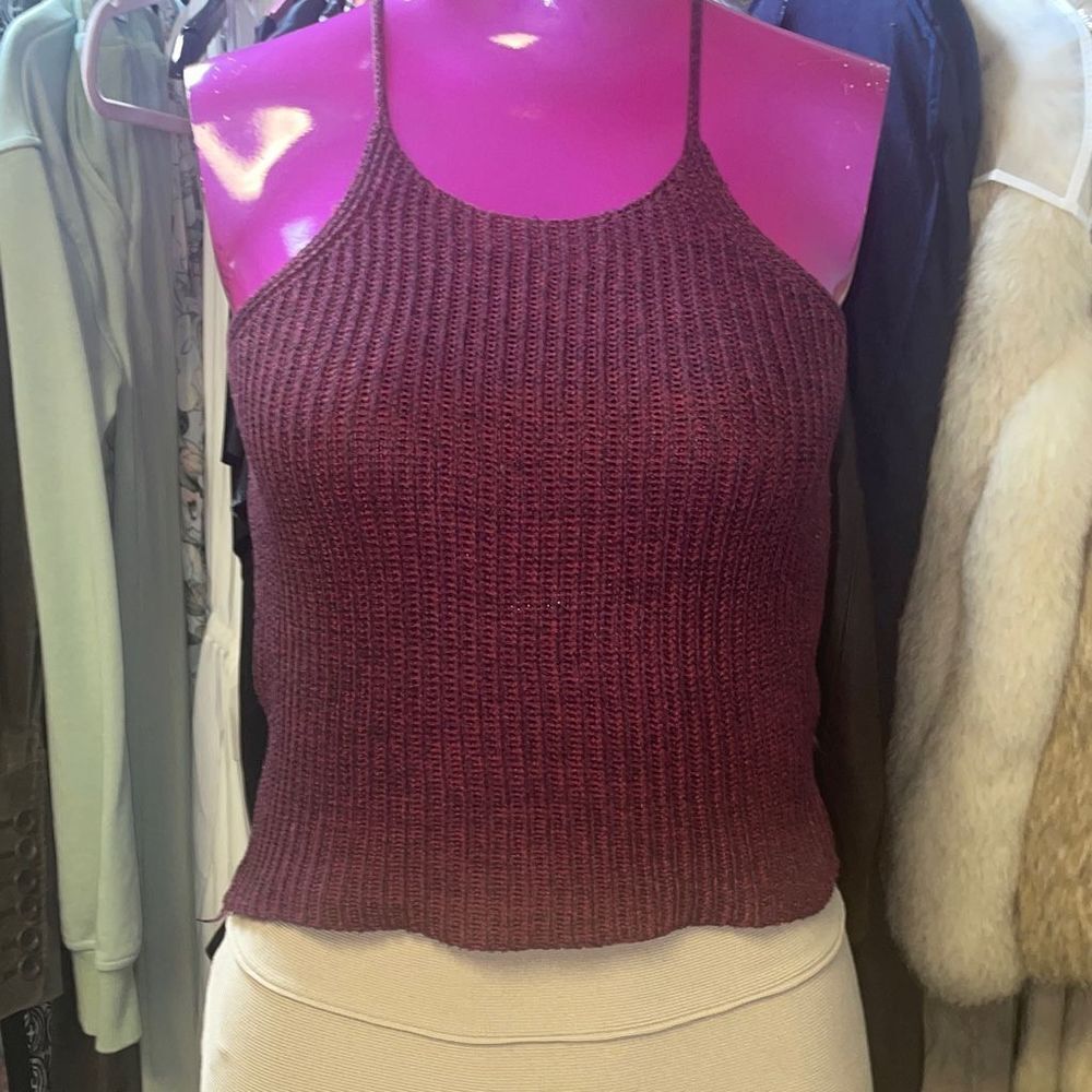 Wishlist knit cropped racerback tank